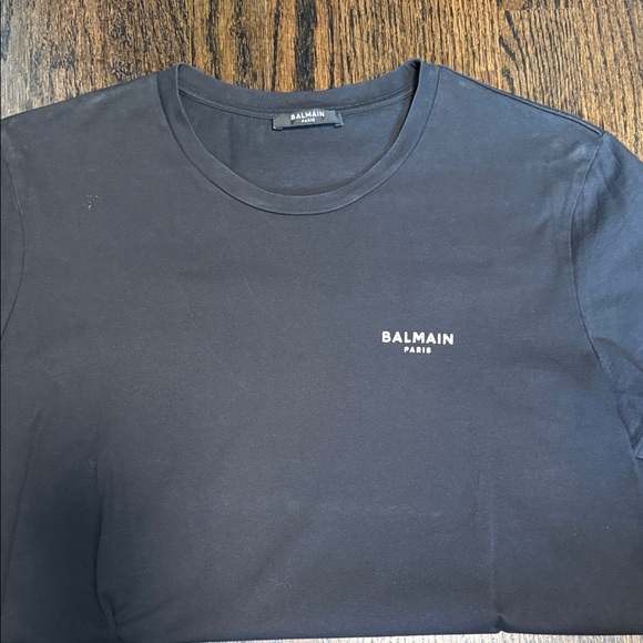Balmain Black Short Sleeve Tee